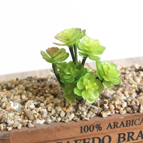 

artificial succulents plastic plant fake floral garden home office table decor