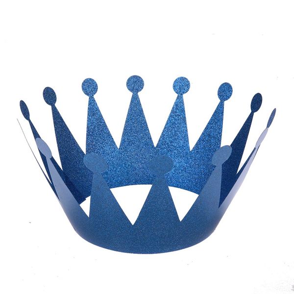 

6pcs/lot birthday princess/prince crown caps birthday party decorations