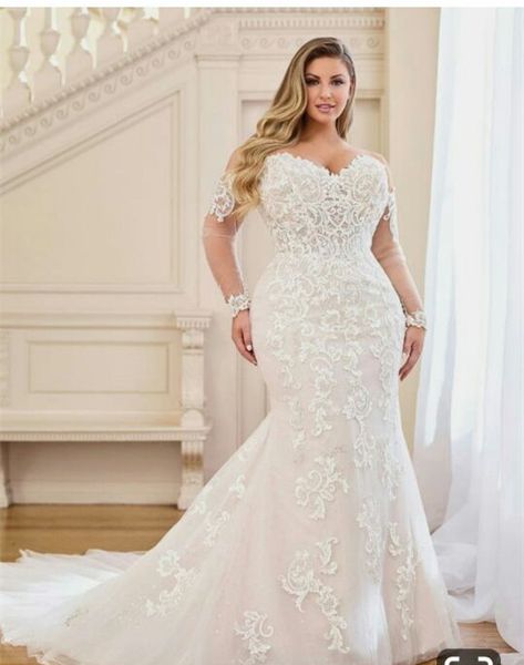 

2019 Hot African Nigeria Mermaid Wedding Dresses Beaded Tiered Ruffles Court Train Custom Plus Size Formal Bridal Gowns