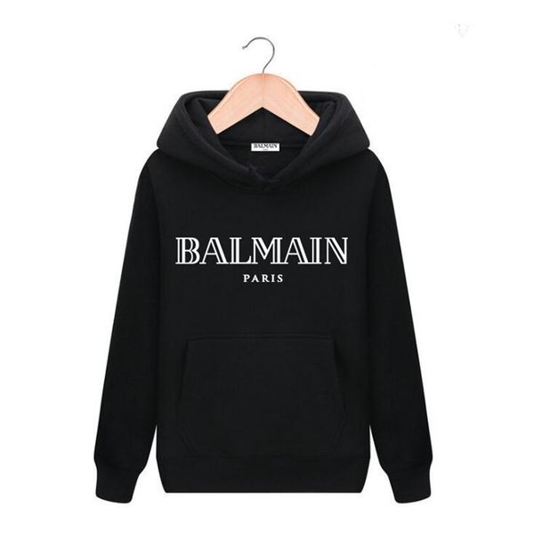 

19AW / Balmain женщин мужчины Конструкторы пуловер с капюшоном брат италия бренда 8DSQ2 куртка Luxury casualfendi одежды хип-хоп балахон фуфаек