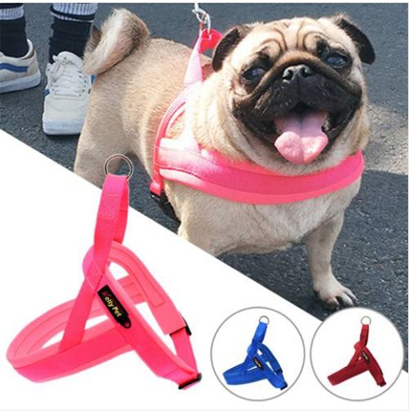 

wholesales 2019 adjustable pet harness small cat dog chest strap i-type traction rope sale