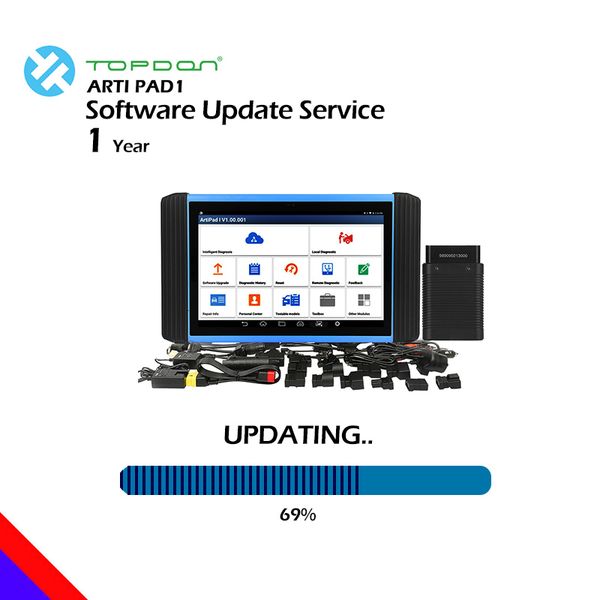 

on artipad 1 service for 1 year update