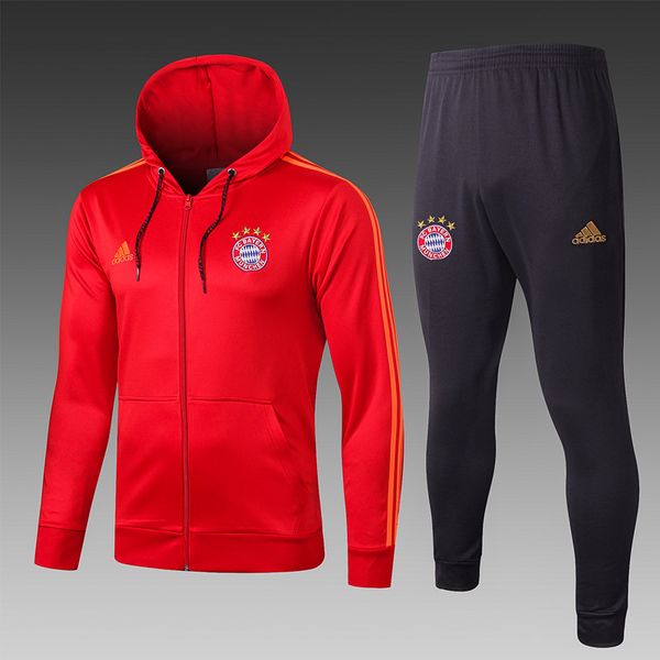 

19 2020 paris jacket hooded windbreaker survetement 19 20 real madrid rome palmeiras messi bayern football jacket flamenco sportswear jacket, Black