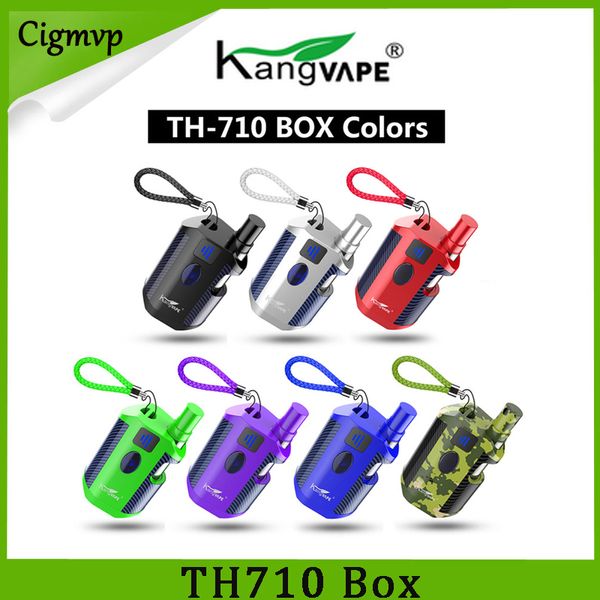 

100% оригинал Kangvape TH710 Kit 650mAh Разогрев VV Переменное напряжение TH-710 Батарейный блок Мод 0.5 мл Толстое масло 92a3 Картриджи Аутентичные