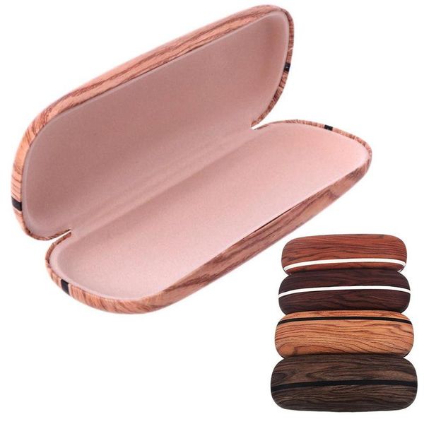 

4 цвет случайные wood grain очки box мода портативный мужчины женщины reading glasses wood grain box, Silver