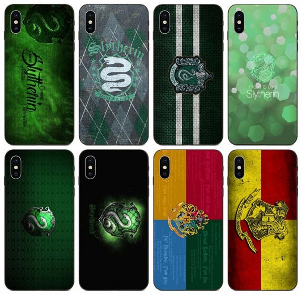 

[tongtrade] slytherin necktie case for iphone 11 pro x xs max 6s 5s 5c 5 plus galaxy j5 j7 prime pro huawei p smart z xiaomi 6 silicone case