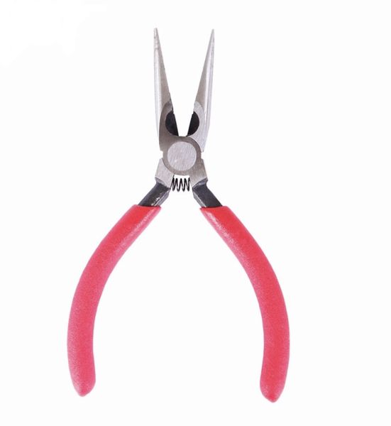 Alicates Long Nariz Fio Cutter Plier aço inoxidável com dentes agulha do nariz alicates 6inch