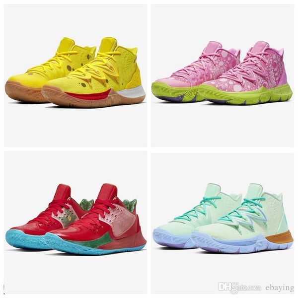 

Новые Kyrie Sponge мужчины 2019 баскетбольная обувь 5s zoom turbe тренеры 5 Squidward Patrick Low 2 Sandy Cheeks