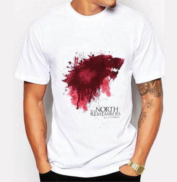 

power real game футболка лед и огонь песни печать футболка blood wolf красивая драма свободное пальто без подкладки верхняя одежда мужчины и, White;black