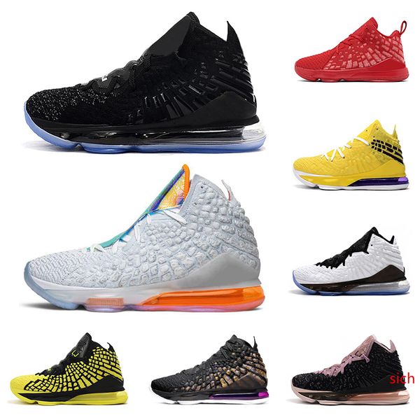 

2020 lebron 17 mens basketball shoes black white future university red purple navy men breathable trainer athletic sports sneakers