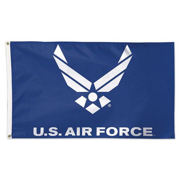 3 x 5 150 x 90 cm Flagge der US-Luftwaffe, 100D-Polyester, doppelt genähtes, digital bedrucktes Polyester, alle Länder, für den Innen- und Außenbereich