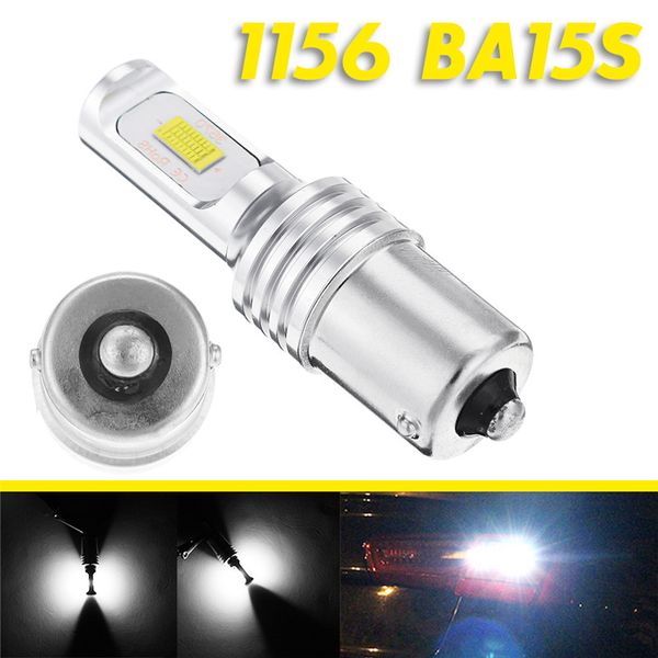 

2pcs 72w 1156 ba15s led turn light bulb p21w 980lm car led bulb auto drl smd white 12v 24v reverse light