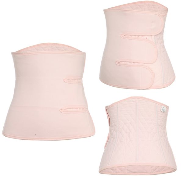 

waist trainer modeling shapers cotton belt slimming body shaper woman postpartum recovery tummy control shapewear after birth enbp