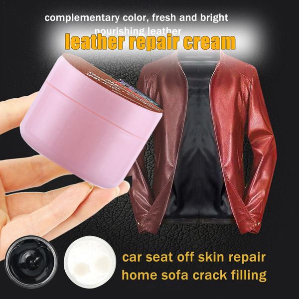 50ml Car Seat Sofa Leather Clothing Leather Refurbishing Cleaner Cleaning Cream Repair Tool Cream Home Cleaning Cheap Car Detailing Products Cheap Car