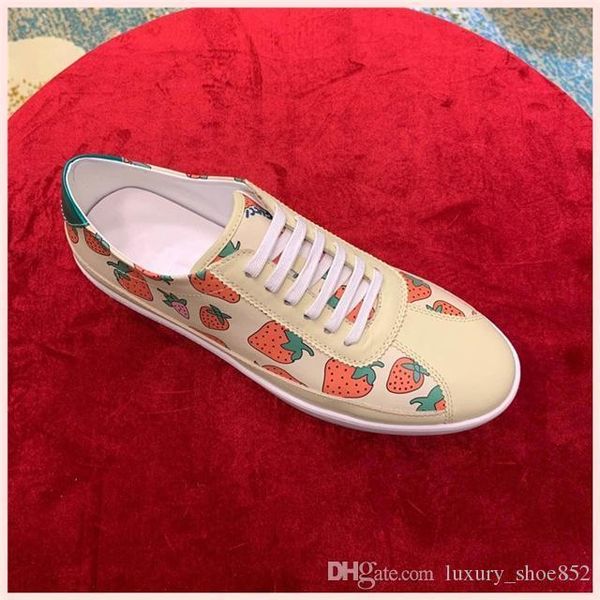 

luxury designer sneaker platform trainers suede calfskin shoes luxury designer mens genuine leather fashion sneakers mixed color wi, Red;white