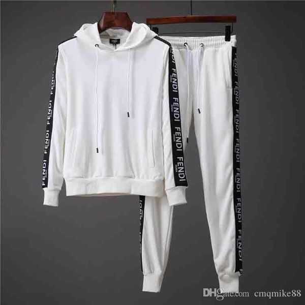 

2020 new arrival tracksuit men luxury sweat suits fall winter mens jogger suits jacket + pants sets sporting women suit hip hop sets, Gray