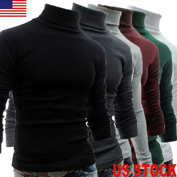 

casual style men sweaters full sleeve length solid pattern type turtleneck collar pullovers item type 2020 fashion, White;black
