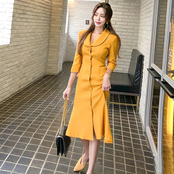 

summer dress peter pan collar slim women dress high quality, Black;pink