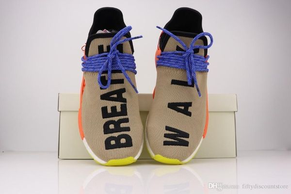 

2020 nmd running shoes original human race happy holi nerd sun glow equality runner primeknit men women pharrell williams hu sport sneaker