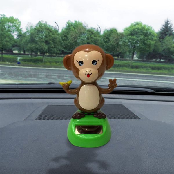 

solar powered dancing animal swinging animated bobble dancer toy car decor solar dancing toy 4.0#