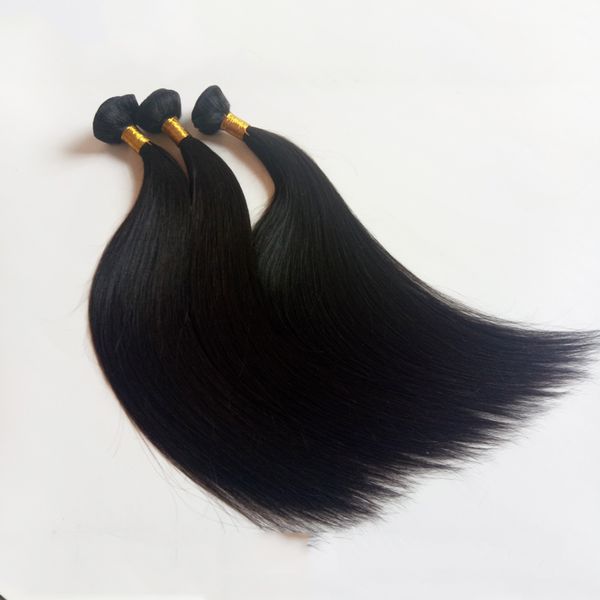 

Поставьте индийские выдвижения Weave человеческих волос перуанские Виргинские волосы шелковистые прямые 3pcs Unprocessed перуанский малайзийский естественный цвет двойной уток