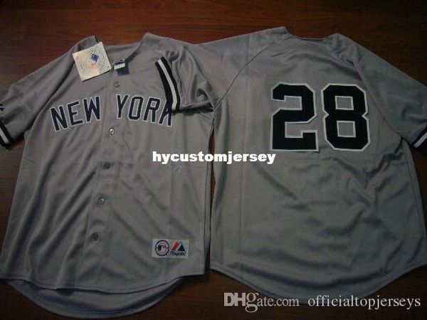 

custom majestic new york #28 david justice sewn baseball jersey gray any size mens stitched jerseys big and tall size xs-6xl for sale, Black;blue