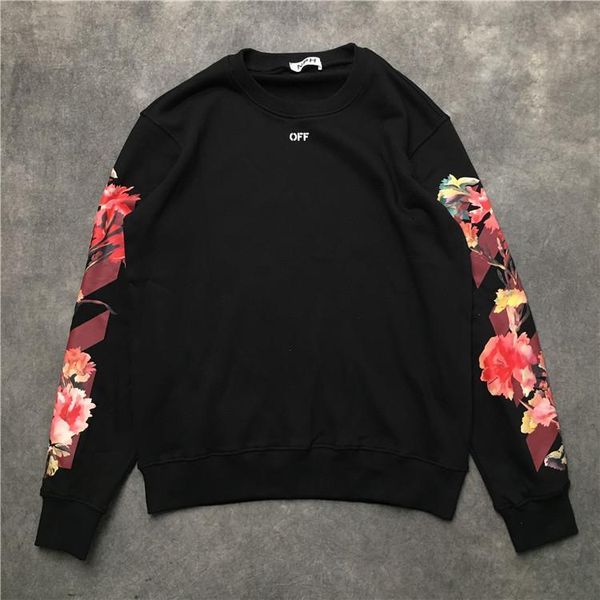 

mens off designer white hoodie sweatshirt men women sweater hoodie long sleeve pullover hoodies streetwear fashion sweatershirt jacket 5744, Black