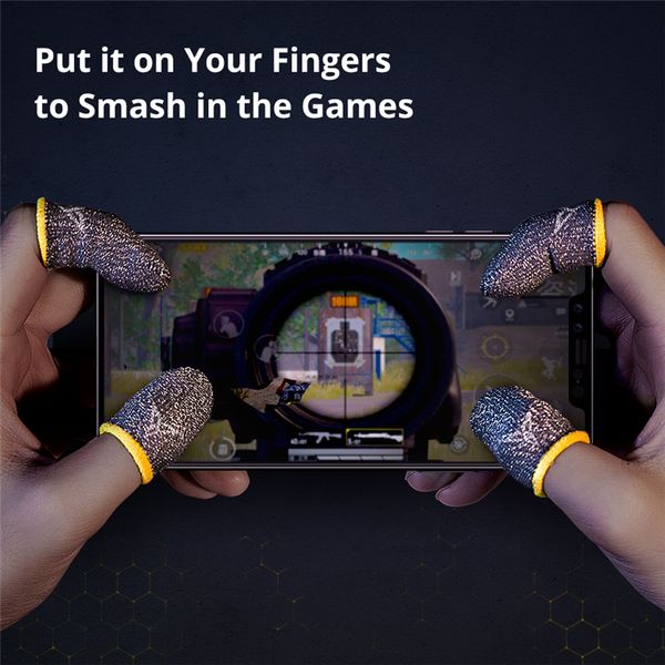 

anti-sweat game mobile phone finger cover gem artifact pubg peace elite professional game touch screen thumb game handle