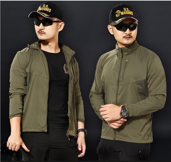 

sponsoredmen black zipper casual business jacket fight bomber coat thin autumn outwear utdoor wing tactical elastic skin windbreaker fans su, Blue;black