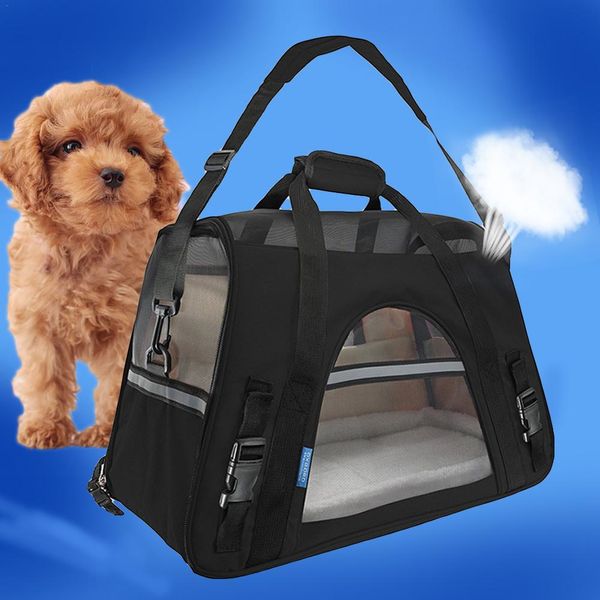 

pet carrier soft sided large cat dog comfort rose wine pink bag travel approved