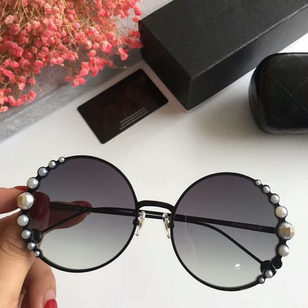 

2020 new h0288/s exquisite artificial decorated mirror gradient sunglasses gradient anti-uv400 59-19-143 full-set case oem outlet