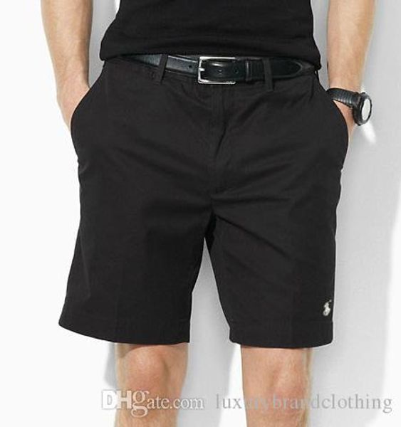 

new summer mens shorts claasic half leisure shorts men casual board shorts 100% cotton beach panties 7 colors size ralph man lauren pants 88, White;black