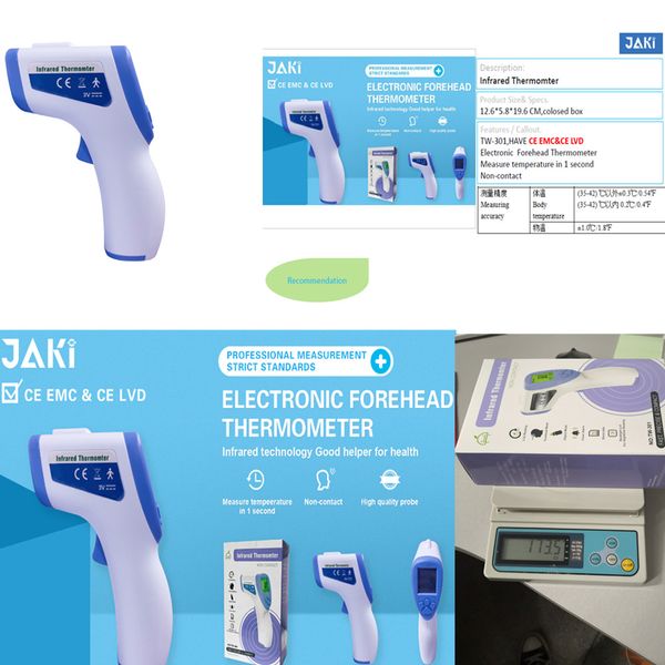 

original kanye digital forehead measure temperature instruments infrared thermometer children forehead accurate electronic no contac
