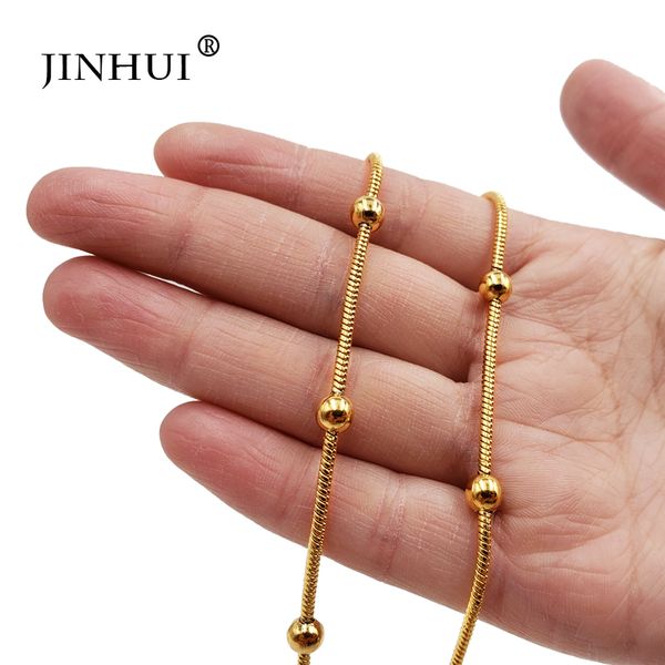 

jin hui african middle east women trendy golden necklaces length 45cm fashion jewelry birthday present lovers necklaces gift, Silver