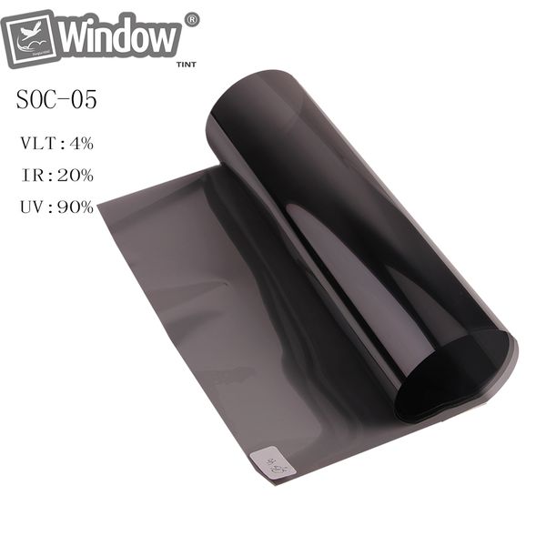

авто tint hp charcoal vlt 5% 20" x5' hr window film