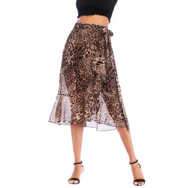 

fashion summer womens leopard skirts new arrival women printed dresses casual dress clothing size s-xl, Black