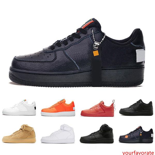 

dunk 1 utility men women running shoes white black orange wheat high low mens trainers sports sneakers skateboard shoes