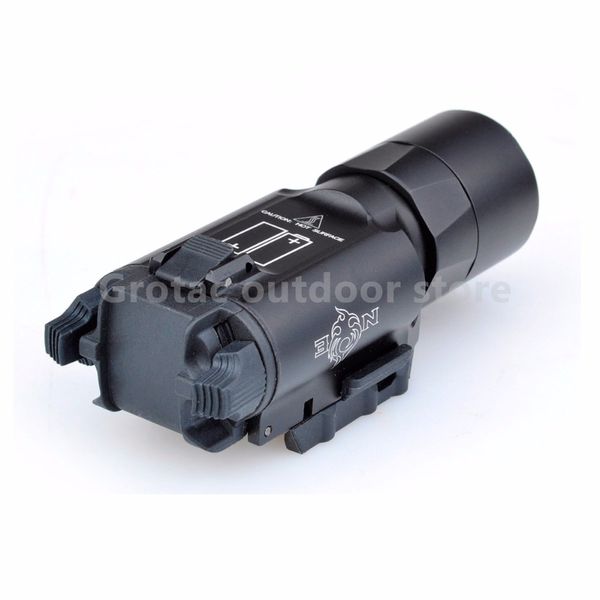 

night evolution tactical flashlight x300u led flashlight tactical gun light for weapon