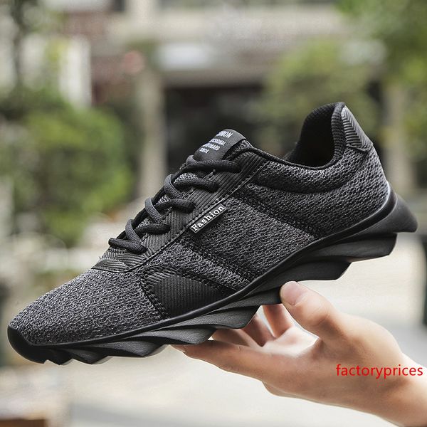 

pink fashion man s casual shoes hard-wearing massage lace-up shoes size 38-46