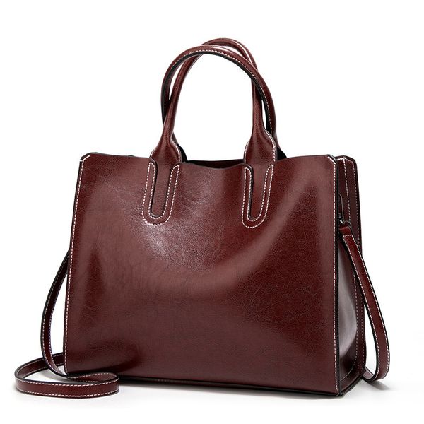 

smooza leather handbags for women 2020 casual female bags trunk tote spanish brand shoulder bag ladies bolsos y200623