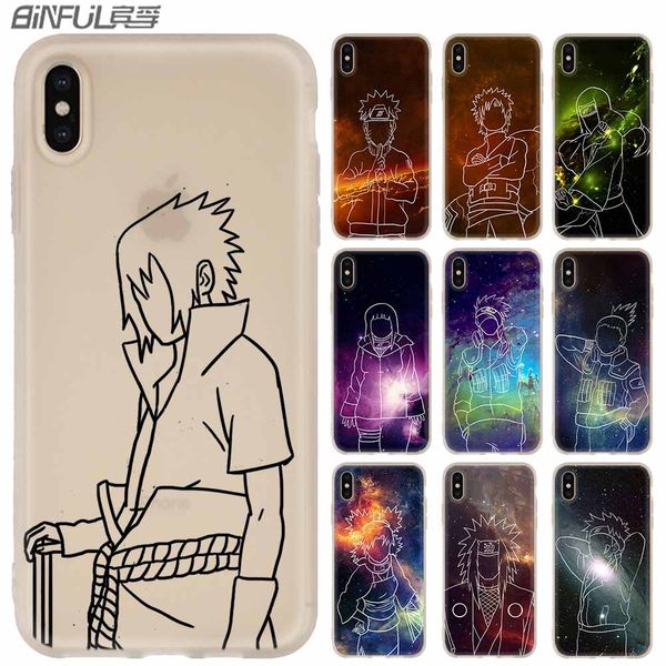 

phone cases luxury silicone soft cover for iphone xi r 2019 x xs max xr 6 6s 7 8 plus 5 4s se coque naruto itachi uchiha cosplay