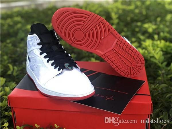 

1 mid se fearless edison chen clot basketball shoes white black red cu2804-100 men sports sneakers