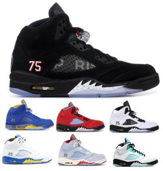 

2020 5 5s basketball shoes sneakers island black suede trophy room michigan wings olympic bred men women new arrival trainers baskets shoes