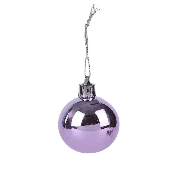 

20pcs/box christmas tree hanging ball ornaments festival wedding purple