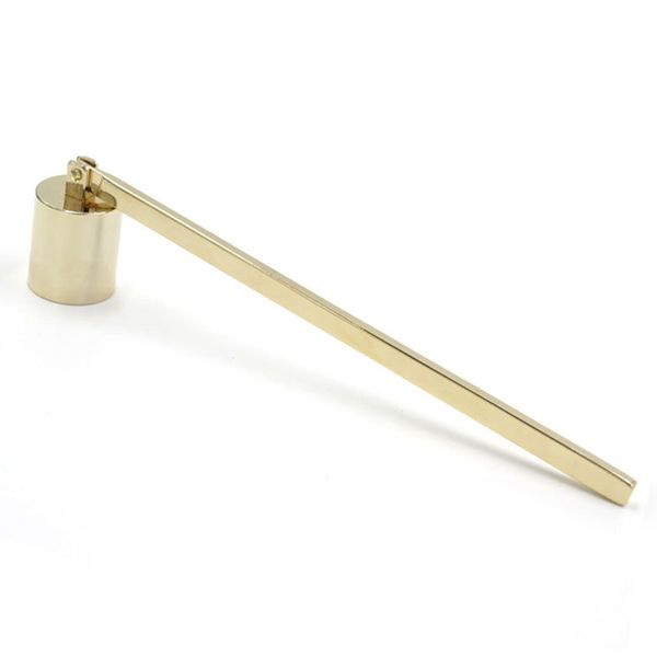

durable home put out fire straight tube shape flame accessories stainless steel hand tool long handle candle snuffer decoration
