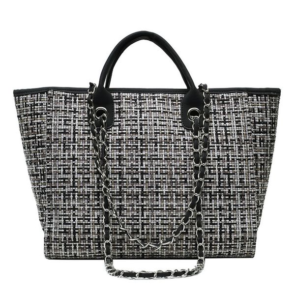 

bag women luxury handbags designer 2020 fashion tote big capacity wool leisure shopping female travel handbag shoulder women bag y200623