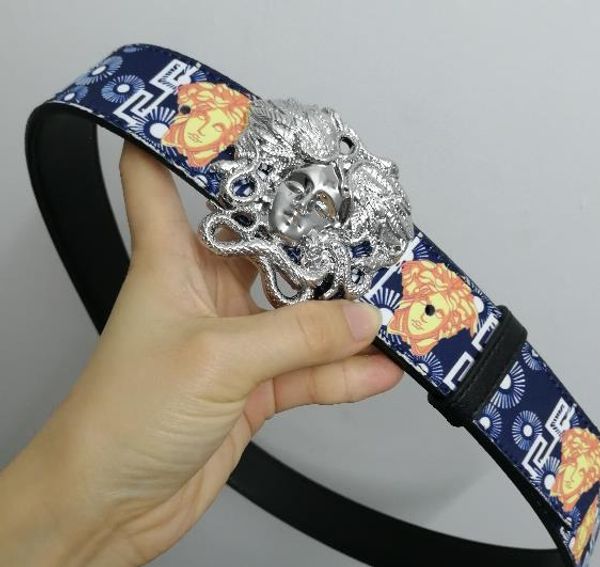 

2019f4new большой большой пряжка из натуральной кожи дизайнерские ремни мужчины женщины высокое качество новые мужские ремни роскошный ремен, Black;brown