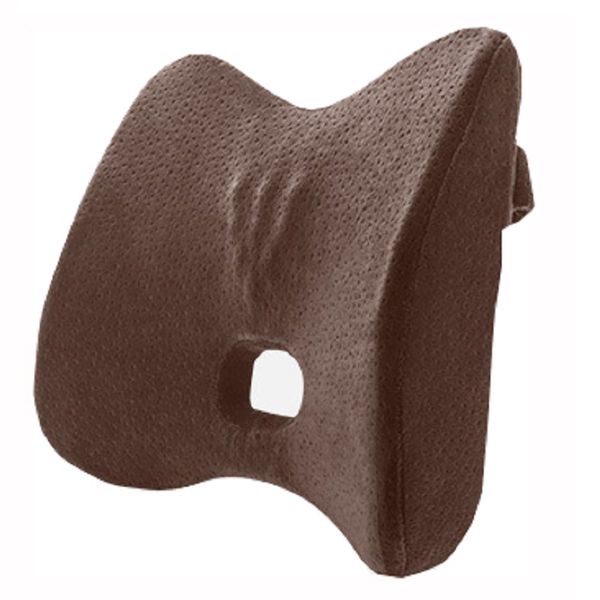 

ergonomic design back pillow lumbar support pillow comfortable massage memory foam car seat office chair protect spine cushion