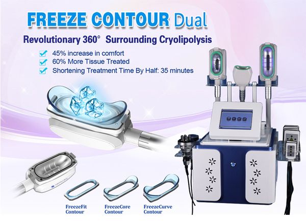 

5 in 1 cryolipolysis fat ing body slimming machine skin tightening fat e cavitation lipo laser cellulite removal body shaping machine for sa