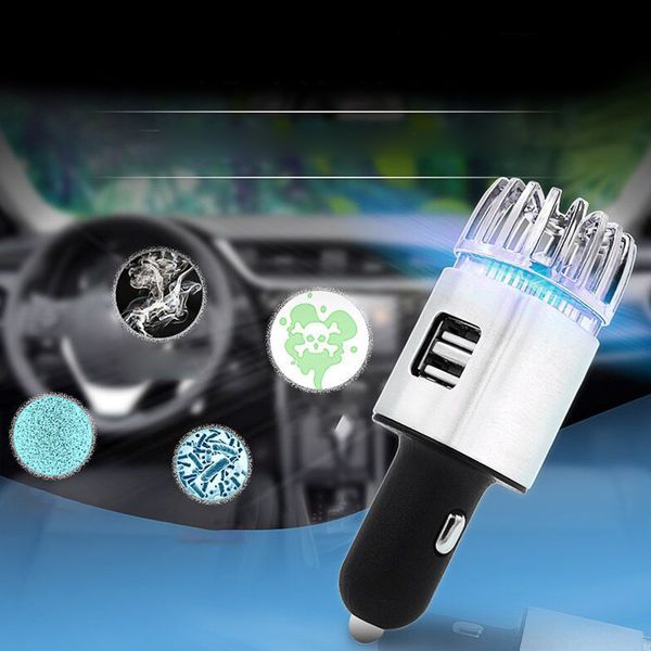 

car purifier freshener portable negative ions air cleaner usb fog cleaner auto fresh air purifier oxygen bar ozone ionizer